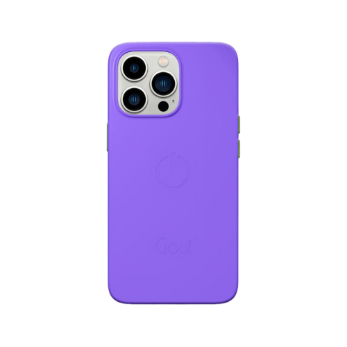 Goui Magnetic Case With Magnetic Bars for iPhone 13 Pro + Magnetic Strap - Lavender Purple
