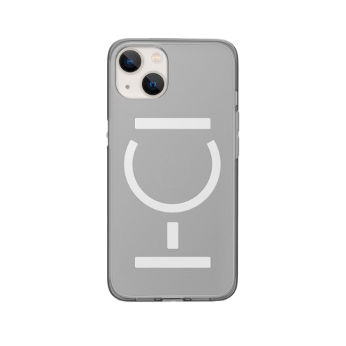 Goui Magnetic Case With Magnetic Bars for iPhone 14 + Magnetic Strap - Clear
