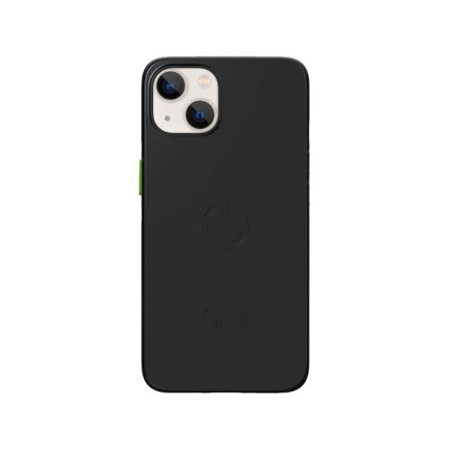 Goui Magnetic Case With Magnetic Bars for iPhone 14 Plus + Magnetic Strap - Stone Black