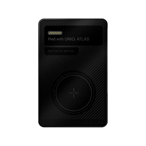 Uniq Atlas MagSafe Ultra Slim Card Tracker With NFC-Enabled Digital Name Card - Graphite