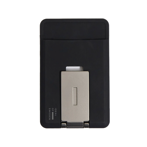 iDeal Of Sweden MagSafe Metal Card Holder With Grip Stand - Black
