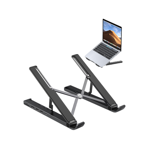 Ugreen 5 in 1 Hub Laptop Stand - Black