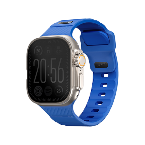 Uniq Stride FKM Strap for Apple Watch 49/45/44mm - Cobalt Blue