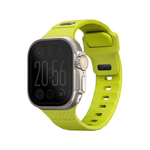Uniq Stride FKM Strap for Apple Watch 49/45/44mm - Lime Green