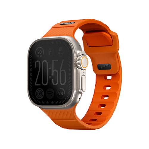 Uniq Stride FKM Strap for Apple Watch 49/45/44mm - Volt Orange