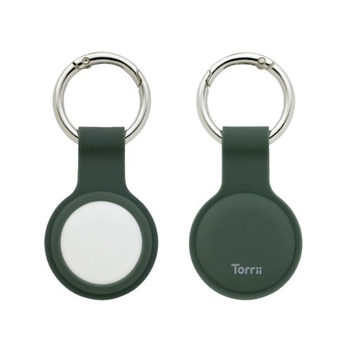 Torrii Airtag Silicon Key Ring Case - Green