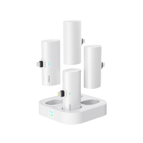 iWalk LinkPod 4 in 1 4500mAh Power Bank Station - White
