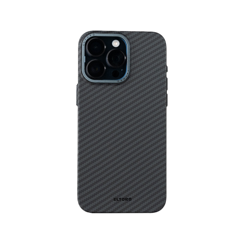 Eltoro Iron Carbon Magsafe Case for iPhone 15 Pro Max - Black