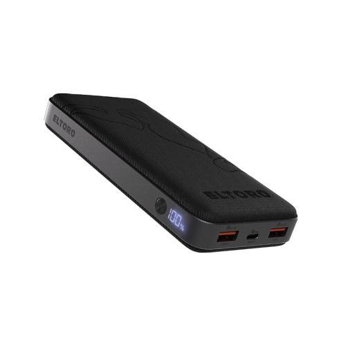 Eltoro 1-Port USB-C and 2-Port USB-A 45W 20000mAh Power Bank - Black