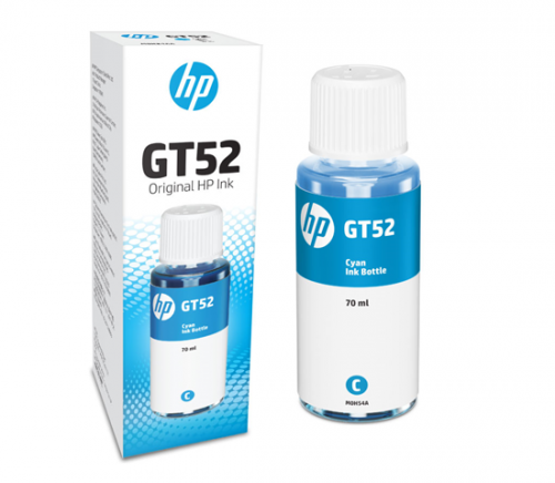 HP GT52 Cyan Ink Bottle