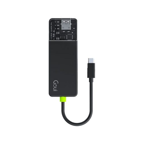 Goui Super Fast Hub 7 in 1 USB-C Hub - Black