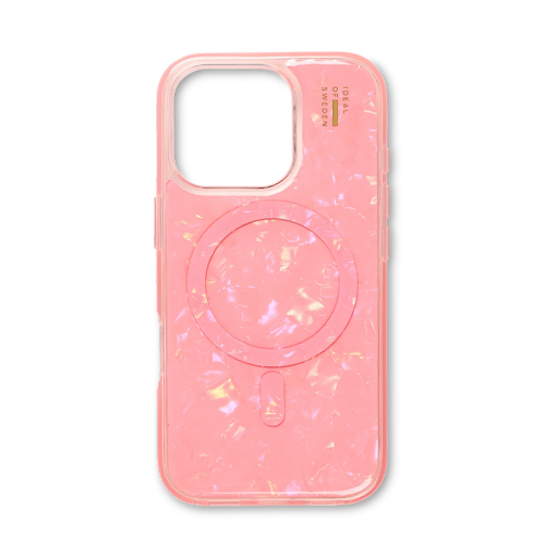 ايدل اوف سويدن - كفر حماية لؤلؤي يدعم الماج سيف لهاتف ايفون 16 برو - وردي