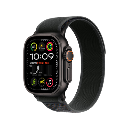 Apple Watch Ultra 2 GPS + Cellular 49mm - Black Titanium Case with Black Trail Loop - M/L