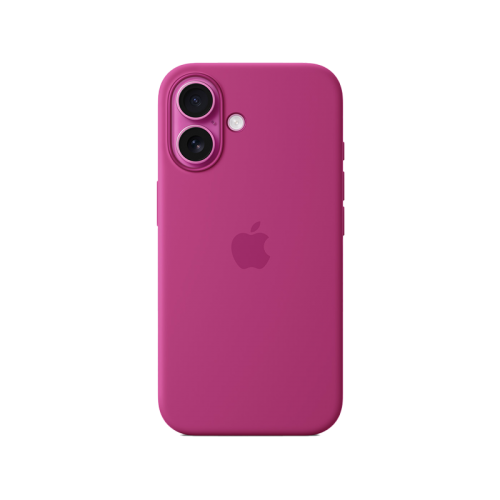 Apple Silicone MagSafe Case for iPhone 16 Plus - Fuchsia