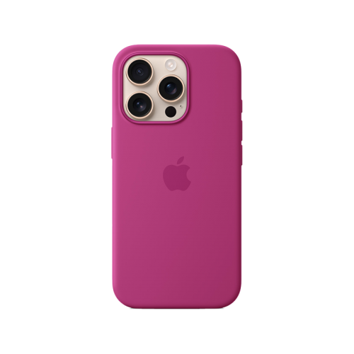 Apple Silicone MagSafe Case for iPhone 16 Pro Max - Fuchsia