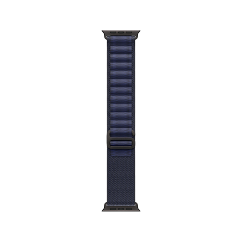 Apple Watch Alpine Loop 49mm - Navy with Black Titanium Finish - Large