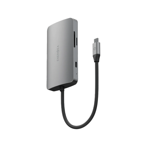 Energea AluHub HD Pro 2, 8 in 1 Aluminum Alloy USB-C Hub - Gunmetal