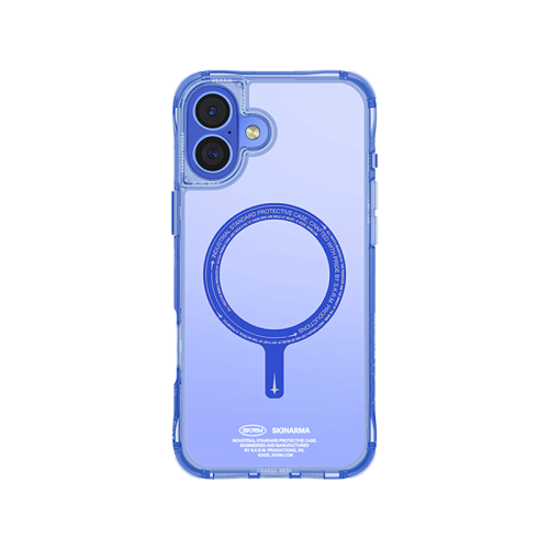 SkinArma Saido MagSafe Case for iPhone 16 - Blue