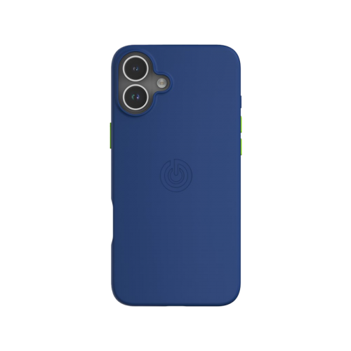 Goui Magnetic Case With Magnetic Bars for iPhone 16 + Magnetic Strap - Midnight Blue