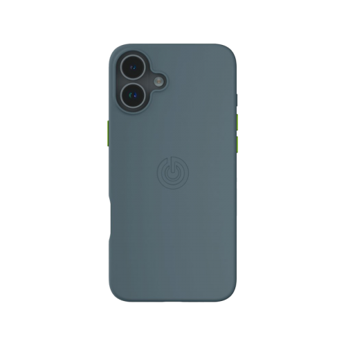 Goui Magnetic Case With Magnetic Bars for iPhone 16 + Magnetic Strap - Steel Grey