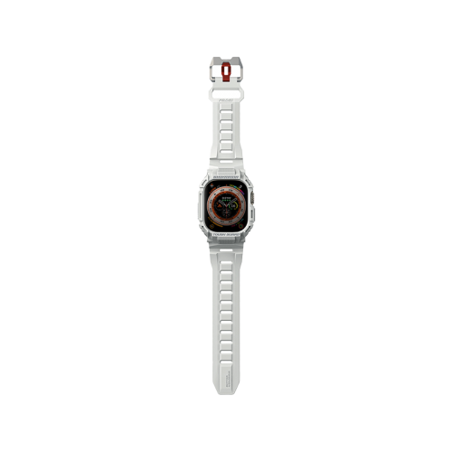 SkinArma Mecha 2-in-1 Watch Case + Watch Strap 49mm - Light Grey