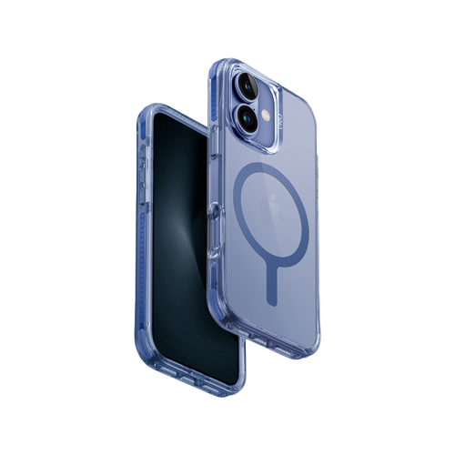 Uniq Hybrid Combat Magsafe Case for iPhone 16 - Pearl Blue