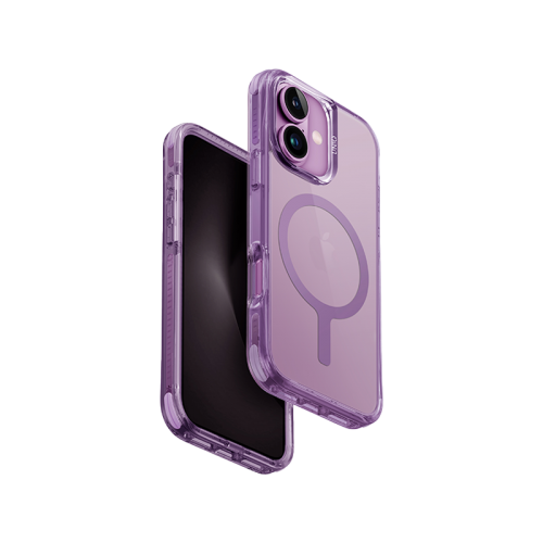 Uniq Hybrid Combat MagSafe Case for iPhone 16 - Grape Pink