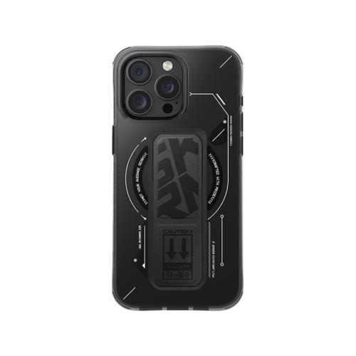 SkinArma Helix MagSafe Case With 360 Rotating Stand for iPhone 16 Pro - Black