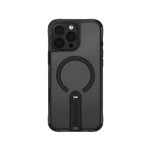 SkinArma Helix MagSafe Case With 360 Rotating Stand for iPhone 16 Pro Max - Black