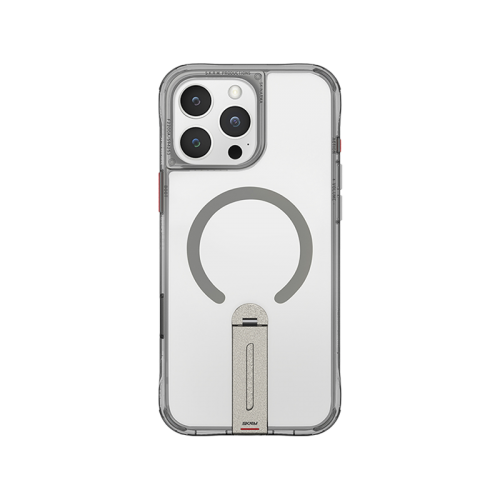 SkinArma Helix MagSafe Case With 360 Rotating Stand for iPhone 16 Pro - Titanium