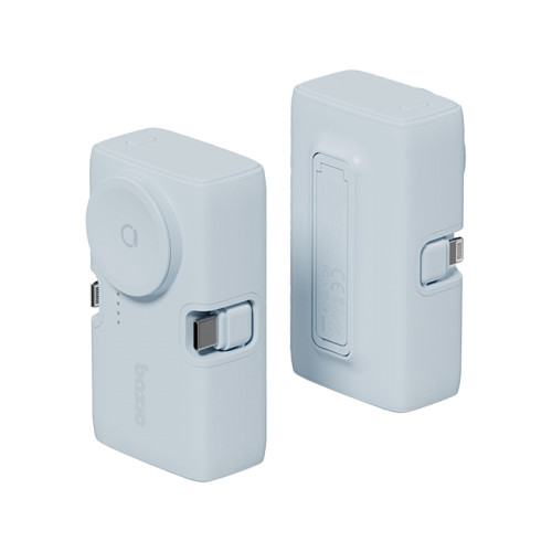 Bazic GoPower Koda 2 in 1 Power Bank With Foldable USB-C /Lightning Pin And Apple Watch Charger 5000mAh - Bubblegum