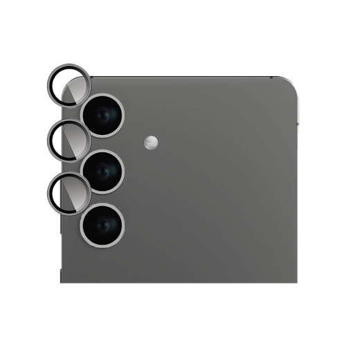 Smart Premium Camera Lens Protector for Samsung Galaxy S25 Plus - Black