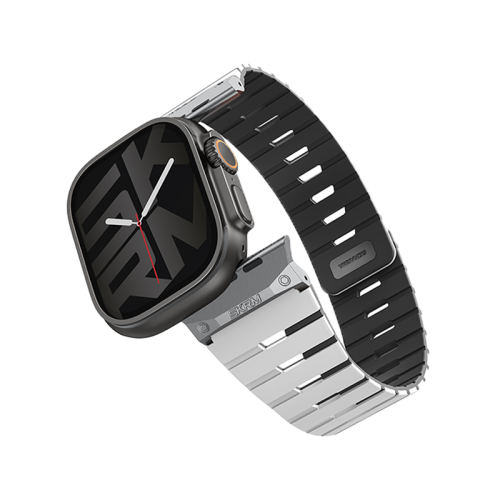 SkinArma Gemini Magnetic Watch Strap for Apple Watch 49/46/45MM - Chalk Black