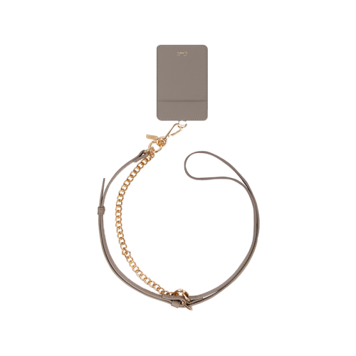 Uniq Coehl Caryne 3-In-1 Universal Lanyard & Handstrap With ID Card Holder - Pebble