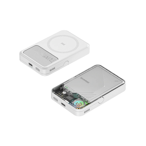 Sharge IceMag 2 1-Port USB-C MagSafe 10000mAh Power Bank With Active Cooling Fan - White