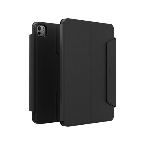 Uniq Rovus Snap Mount Magnetic 360 Rotating Detachable Case for iPad Pro 13" M4 7th Gen - Dallas Black
