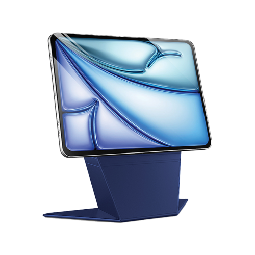 Smart Premium Magnetic Stand Case for iPad Air 13" M2 6th Gen - Blue