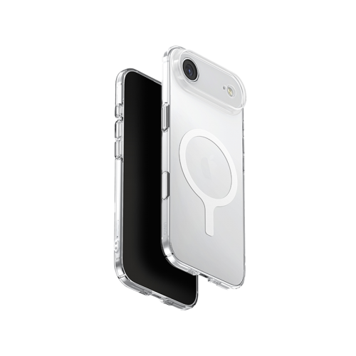 Uniq Airsuit Magsafe case for iPhone 17 Air - Glossy Clear \ White