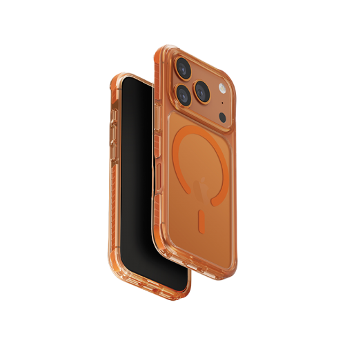 Uniq Hybrid Combat MagSafe Case for iPhone 17 Pro - Volt Orange
