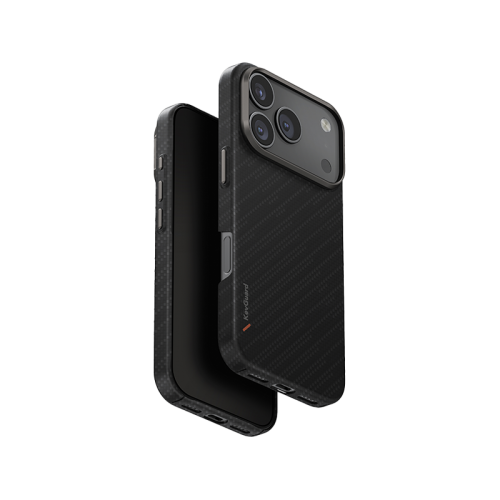 Uniq Hybrid Keva Edge MagSafe Case for iPhone 17 Pro Max - Carbon Black