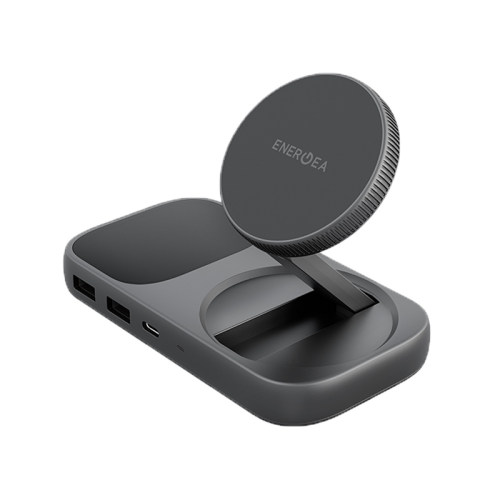 Energea Widock Plus 7 In 1 USB-C Hub With Wireless Charger - Gunmetal