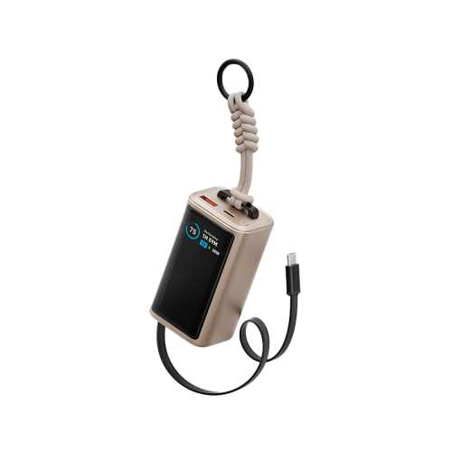 Energea Compac Arc 45W PD 10000mAh Power Bank Built-In USB-C Cable - Gold