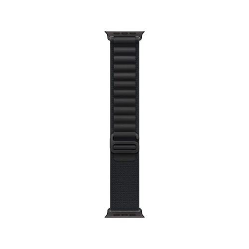 Apple Watch Alpine Loop 49mm - Black With Black Titanium Finish - L