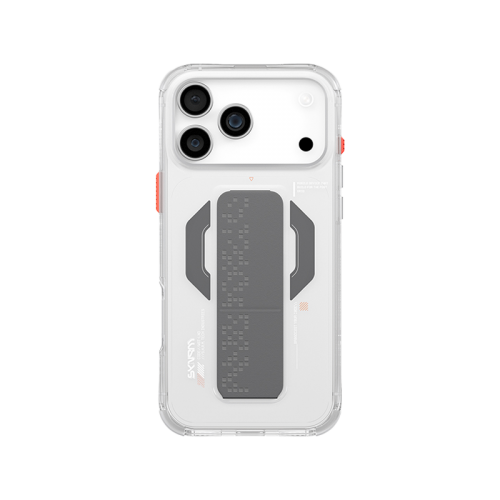 SkinArma Haxa MagSafe Case With Grip Stand for iPhone 17 Pro Max - Clear