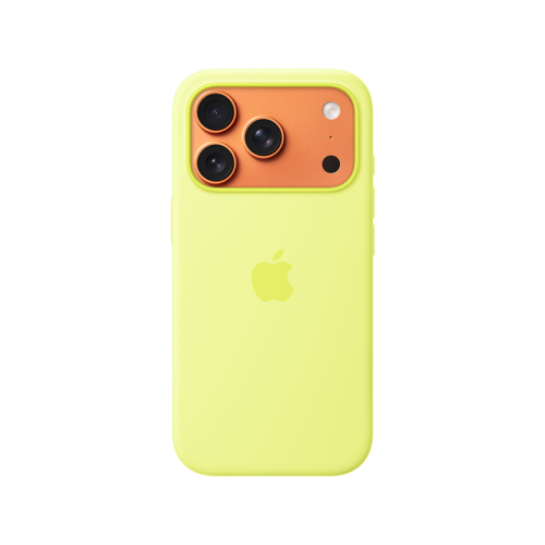Apple Silicone MagSafe Case for iPhone 17 Pro Max - Neon Yellow
