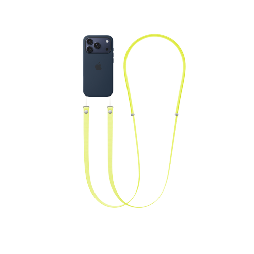 Apple Crossbody Strap - Neon Yellow