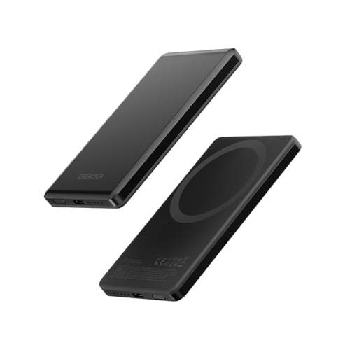 انيرجيا الو باك ميني - باور بانك المنيوم ماج سيف بقوة 5000 مللي امبير - معدن رمادي