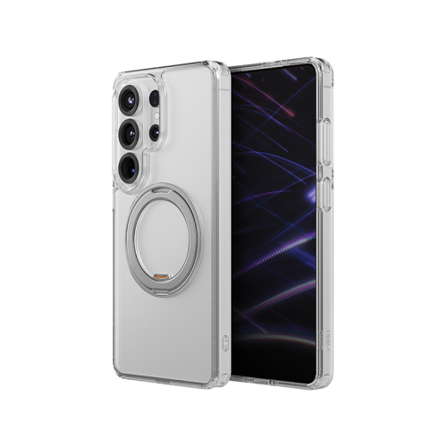 Uniq Hybrid Swivix With 360 Rotating Kickstand MagSafe Case for Samsung Galaxy S26 Ultra - Lucent Clear