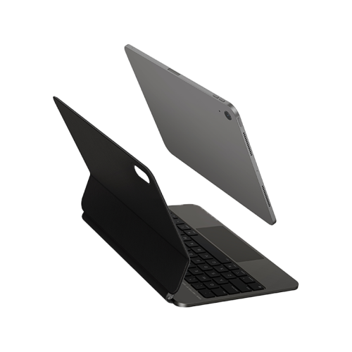 Uniq Venno Pro Magnetic Smart Keyboard Folio for iPad 11" (English Only) - Graphite Black