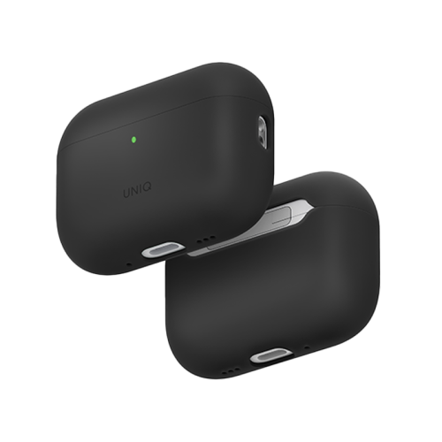 Uniq Hybrid Lino Case for Airpods Pro 3 - Charcoal Grey